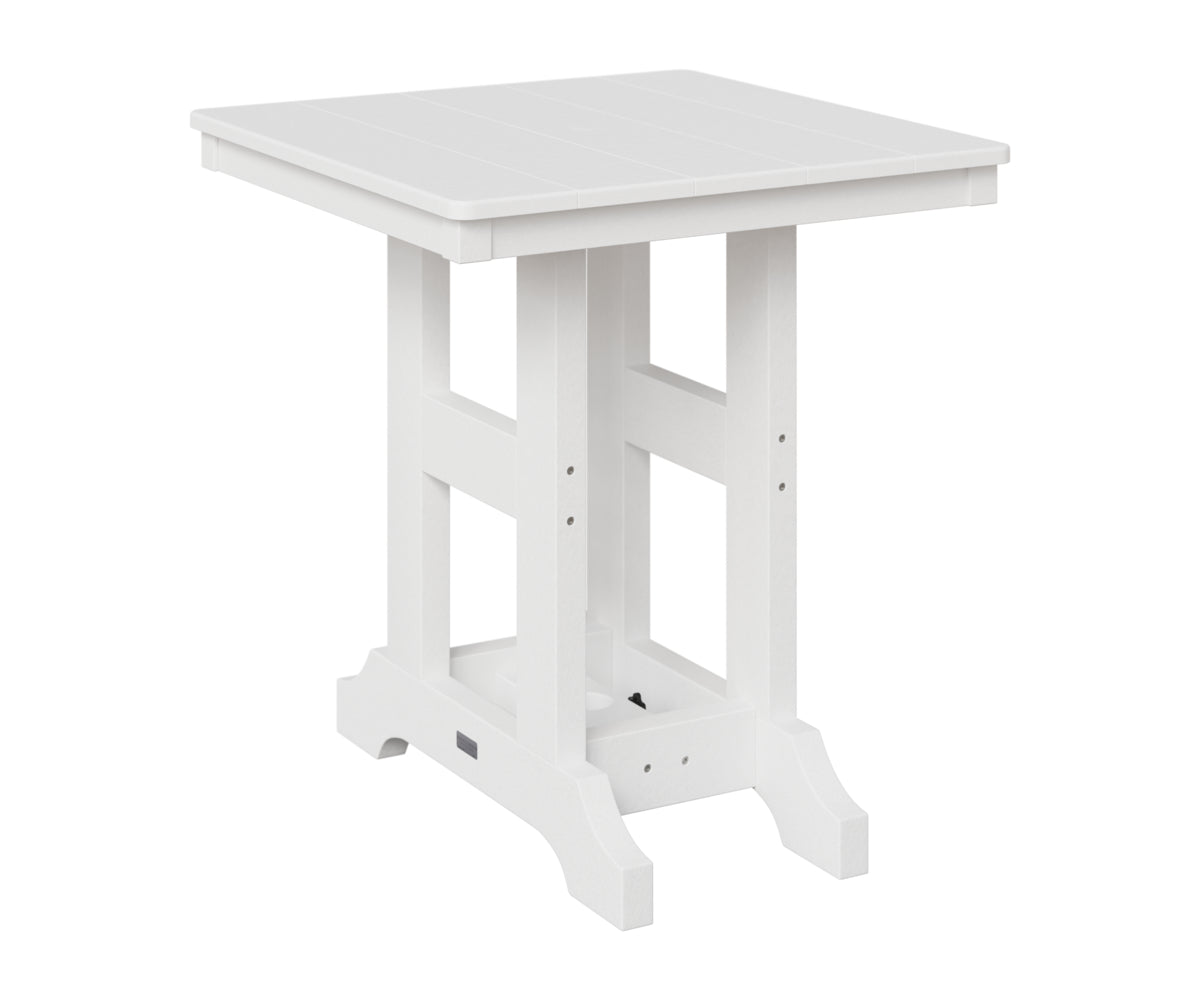 Berlin Gardens Garden Classic 28" Square Table in White
