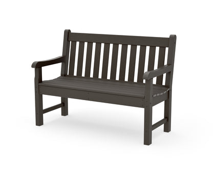 POLYWOOD Rockford 48" Bench in Vintage Coffee
