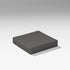 POLYWOOD PW Designer Series Latitude Modular Ottoman Seat Cushion in Ash Charcoal
