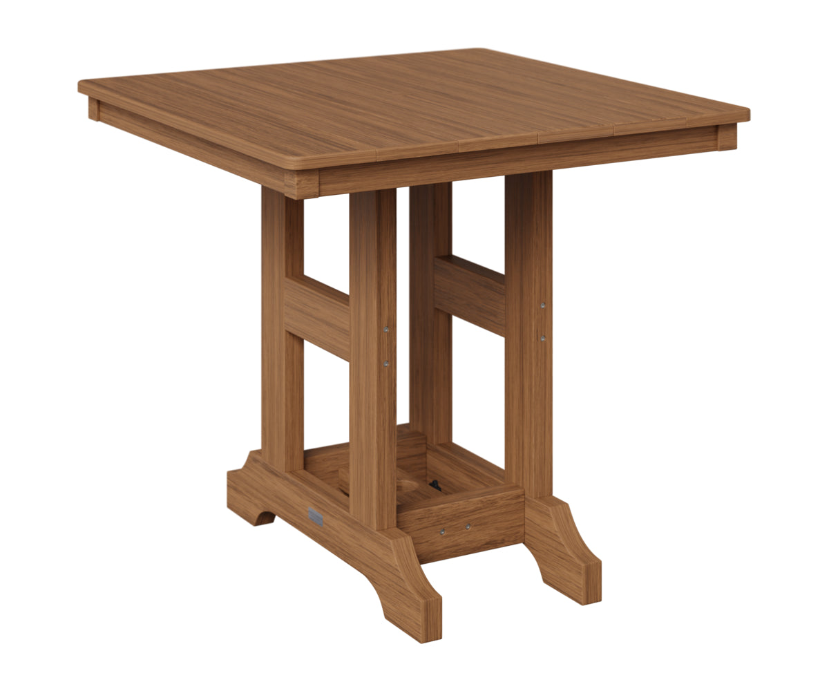 Berlin Gardens Garden Classic 33" Square Table in Antique Mahogany