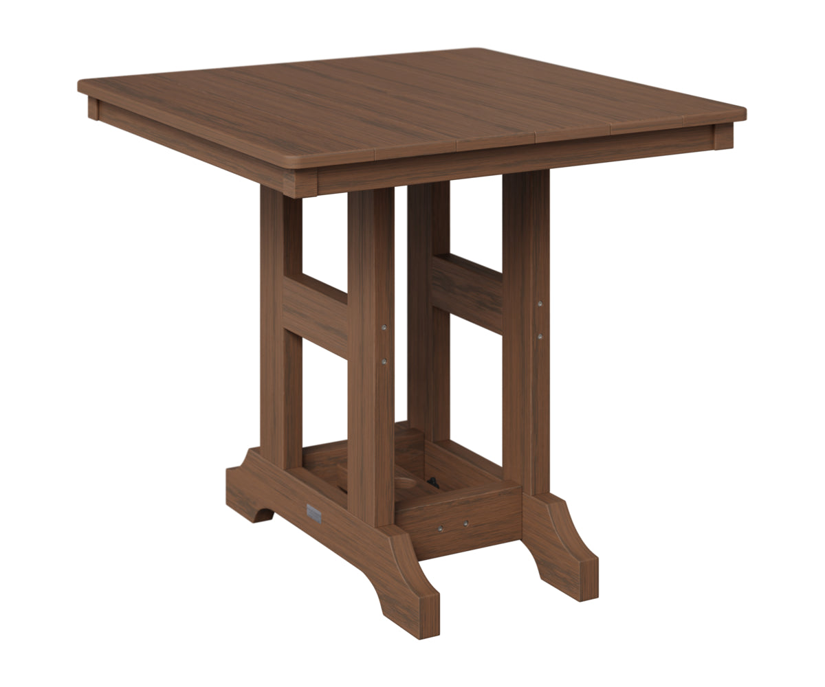 Berlin Gardens Garden Classic 33" Square Table in Brazilian Walnut