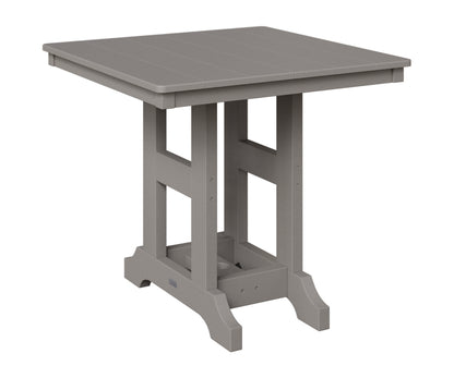 Berlin Gardens Garden Classic 33" Square Table in Light Gray