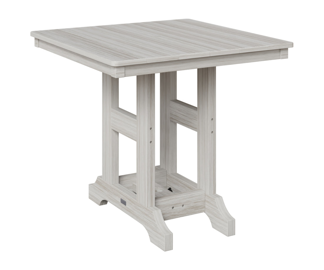 Berlin Gardens Garden Classic 33" Square Table in Seashell