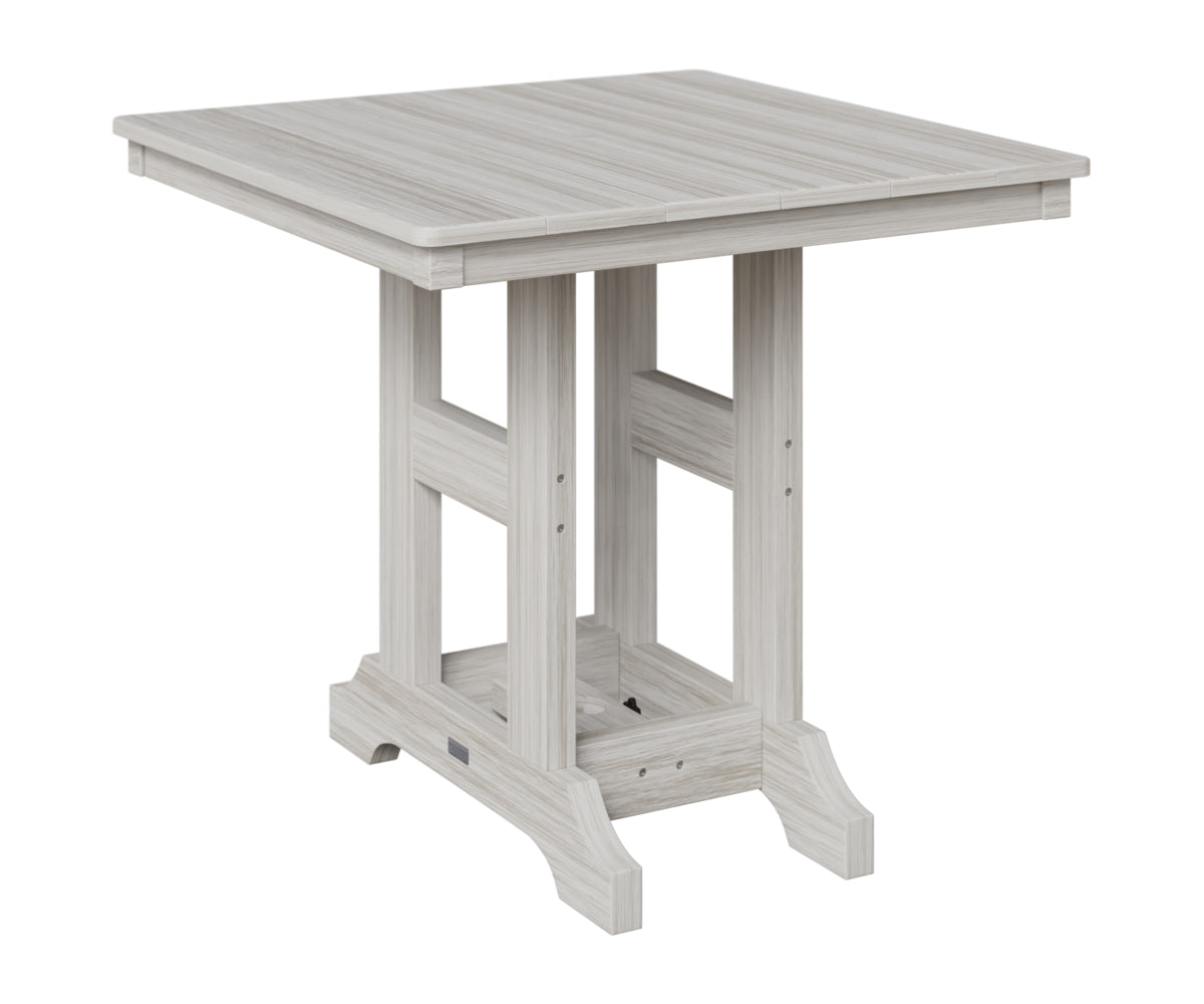 Berlin Gardens Garden Classic 33" Square Table in Seashell