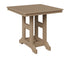 Berlin Gardens Garden Classic 33" Square Table in Weatherwood