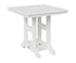 Berlin Gardens Garden Classic 33" Square Table in White