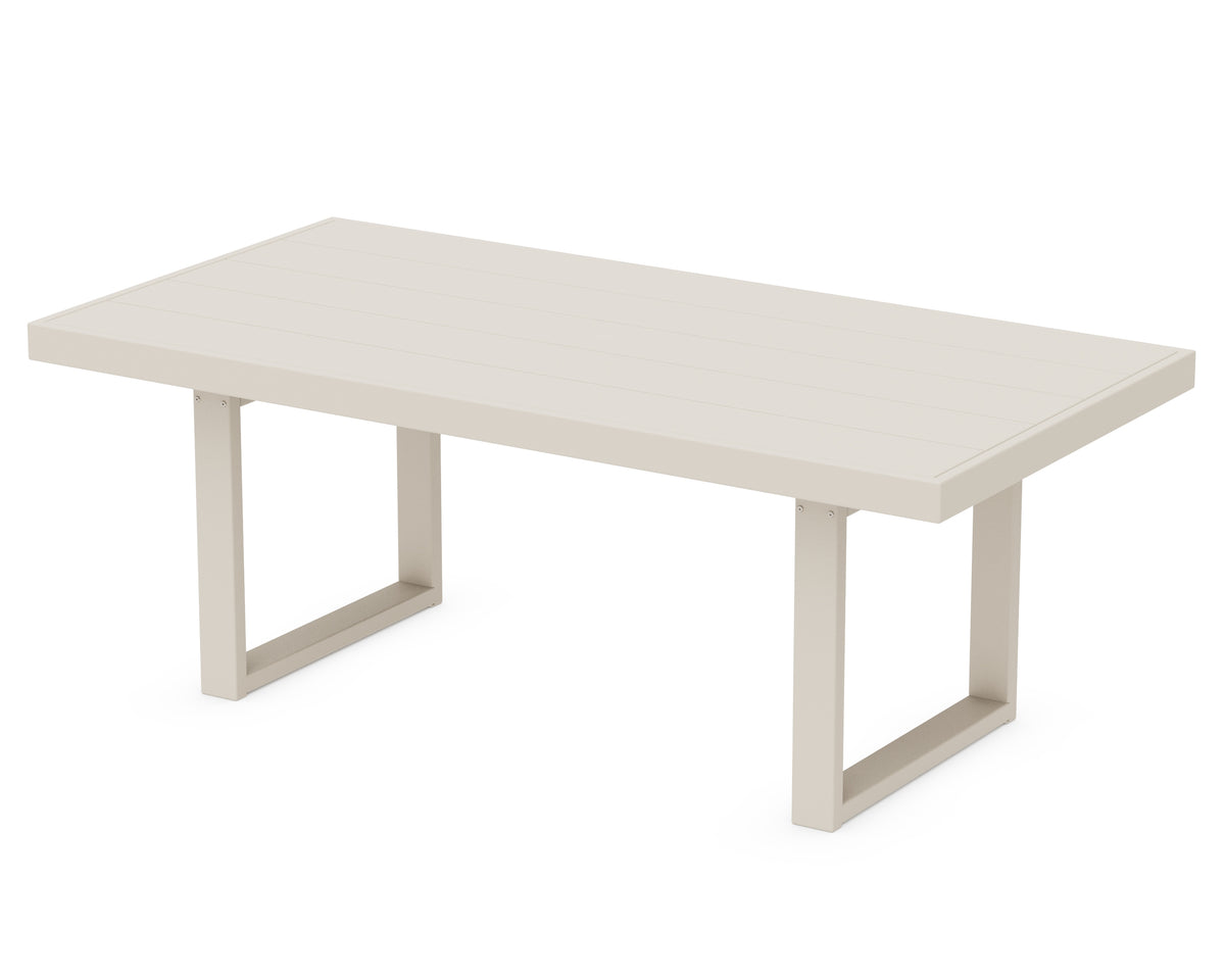 POLYWOOD EDGE 40" x 78" Dining Table in Sand