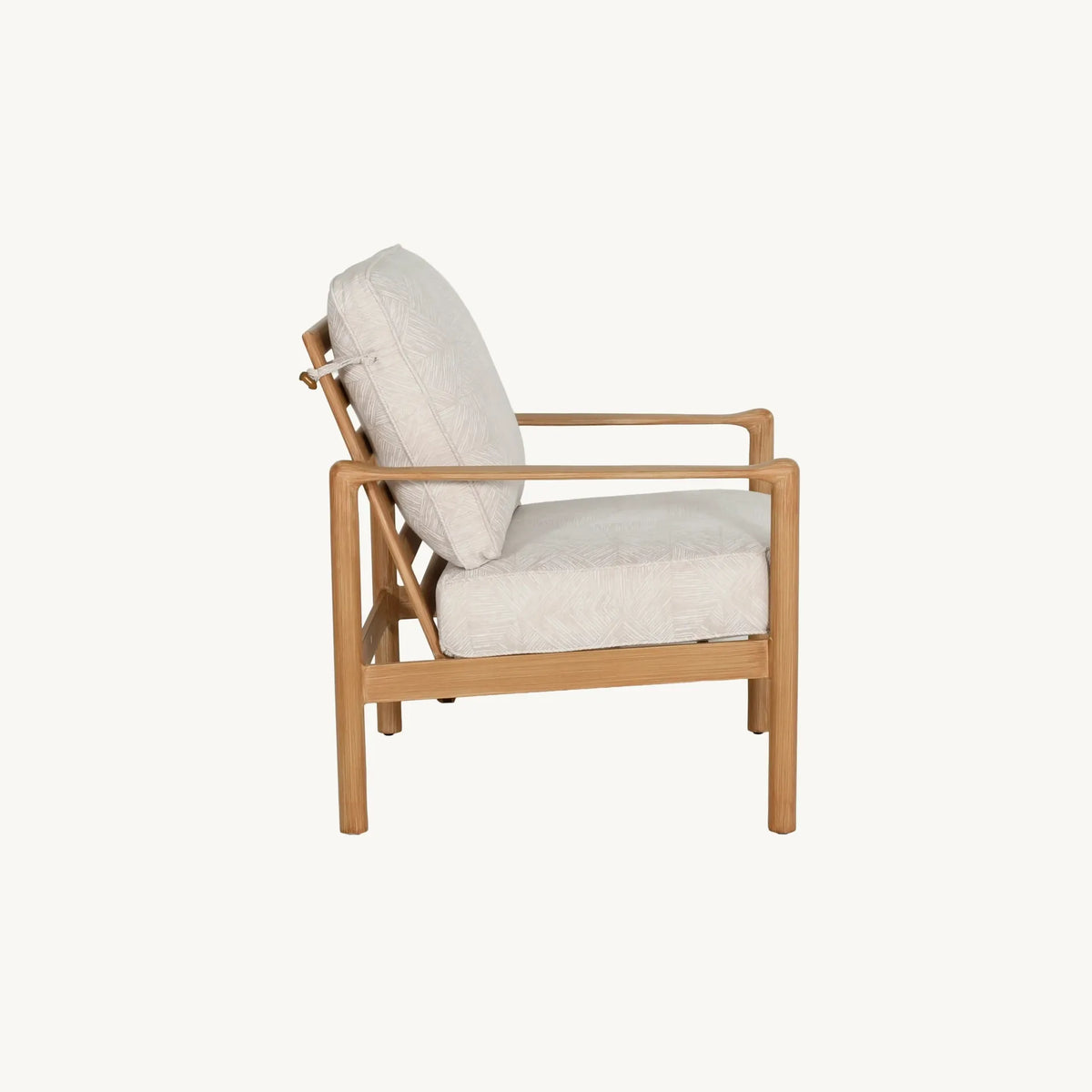 Castelle Preston Cushioned Lounge Chair, view 4
