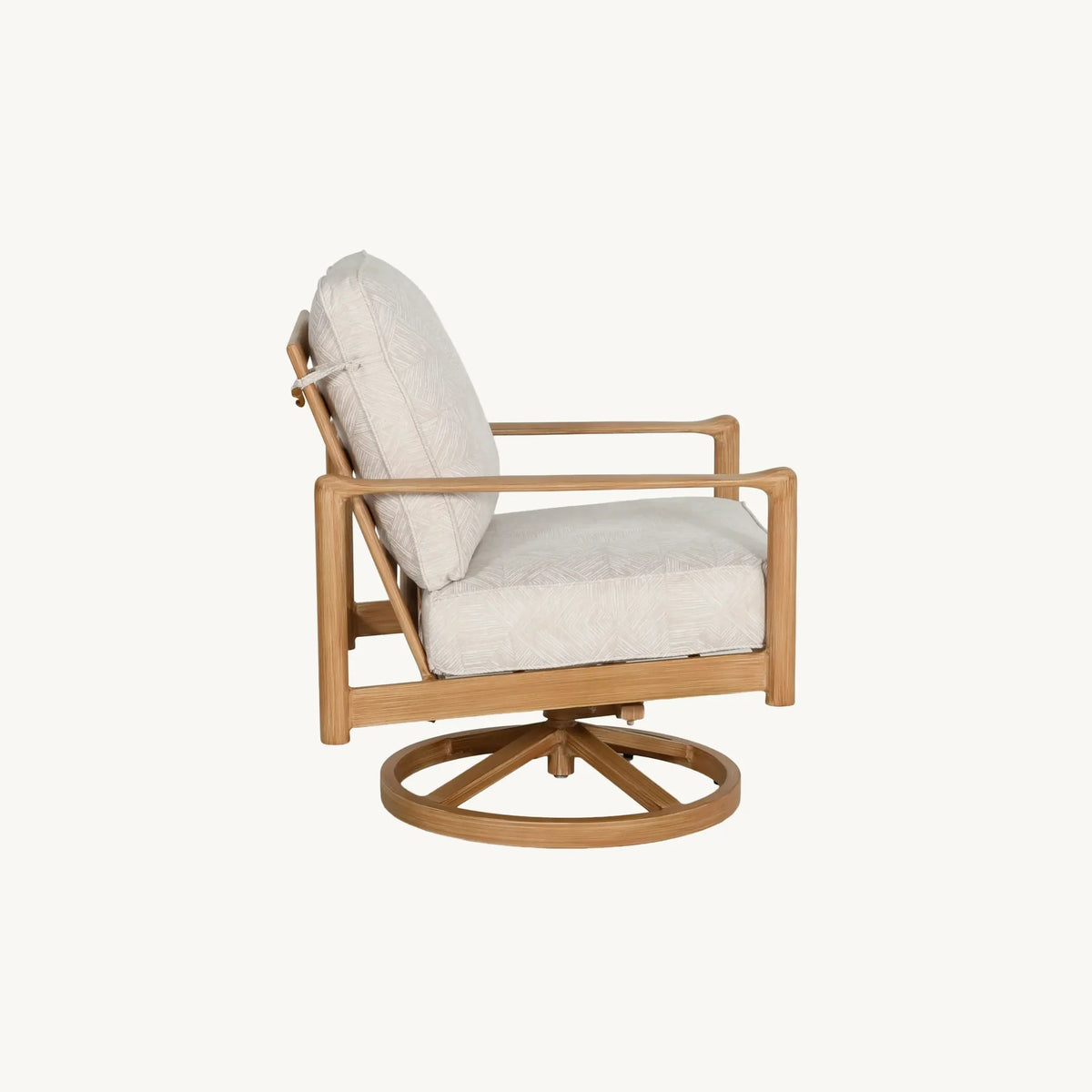 Castelle Preston Cushioned Lounge Swivel Rocker, view 4