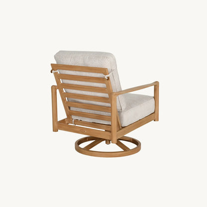 Castelle Preston Cushioned Lounge Swivel Rocker, view 5