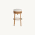 Castelle Preston Cushioned Backless Swivel Bar Stool