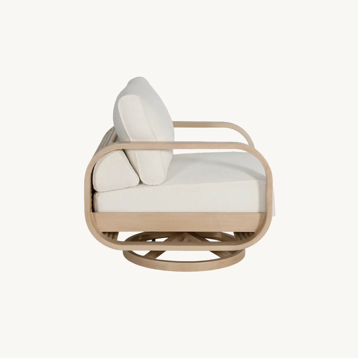 Castelle Nosara Cushioned Lounge Swivel Rocker, view 3