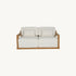 Castelle Talon Cushioned Lounge Loveseat
