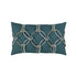 Elaine Smith Lagoon Rope outdoor pillow, aqua and teal