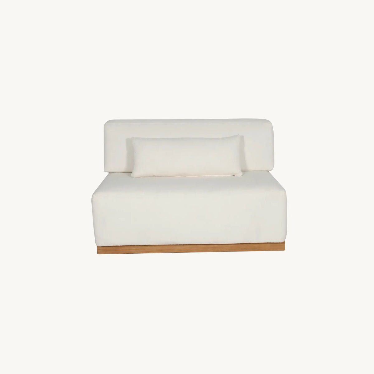 Castelle Talon Sectional Center Armless Loveseat