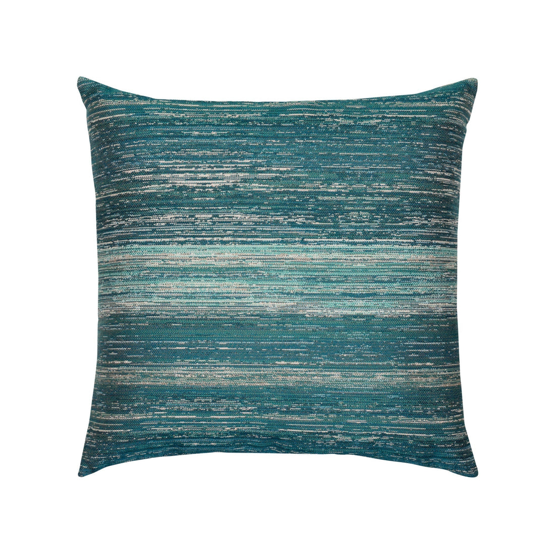Elaine Smith Textured Lagoon outdoor pillow, aqua and teal - view 2