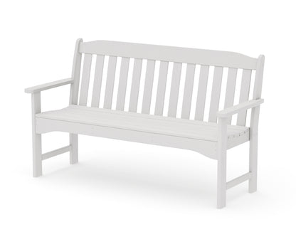 POLYWOOD Country Living 60" Garden Bench in Vintage White