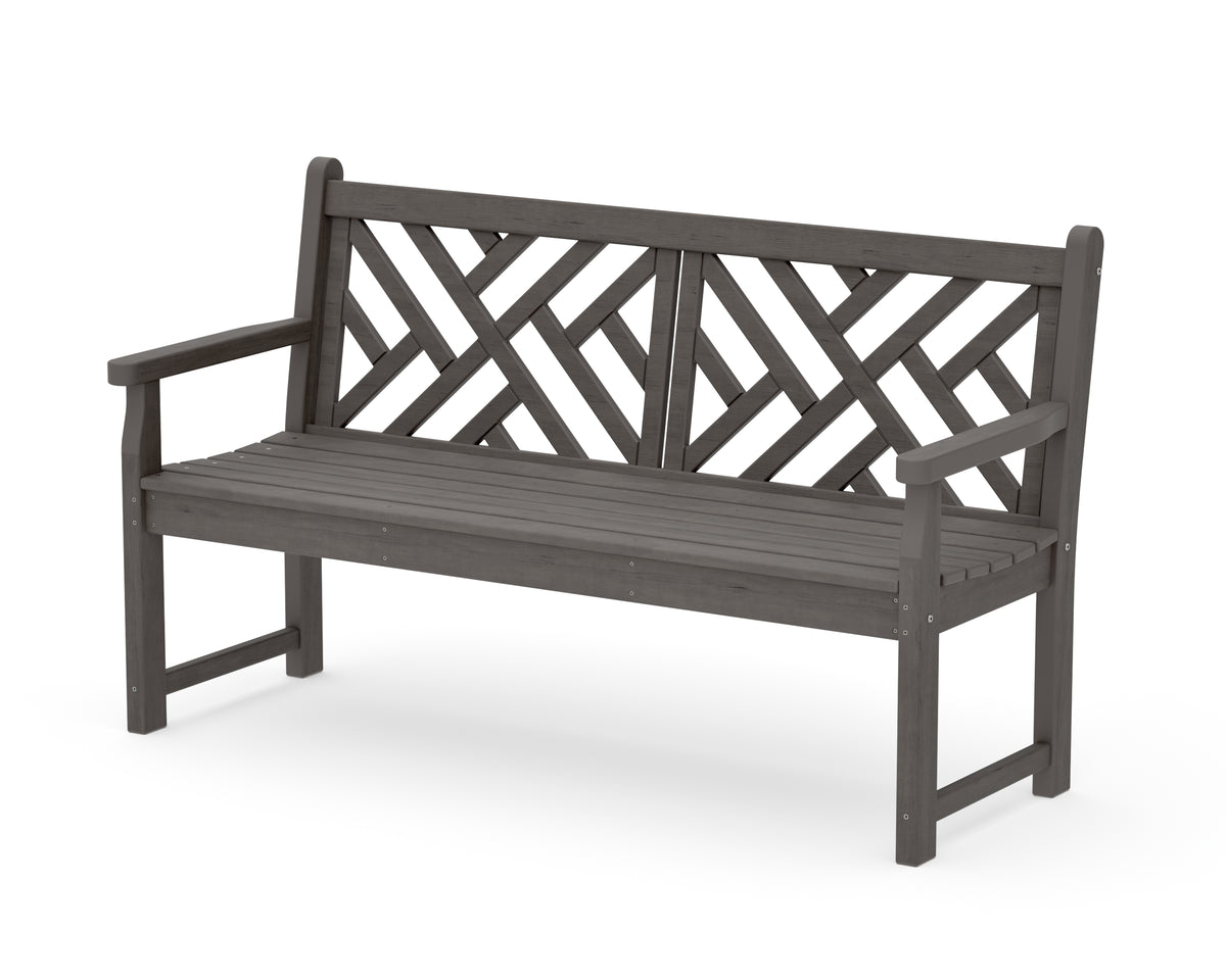 POLYWOOD Chippendale 60" Bench in Driftwood