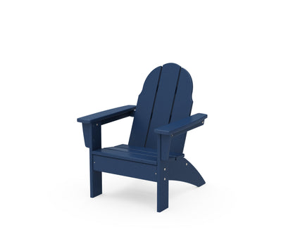 POLYWOOD Kids Vineyard Adirondack Chair in Navy