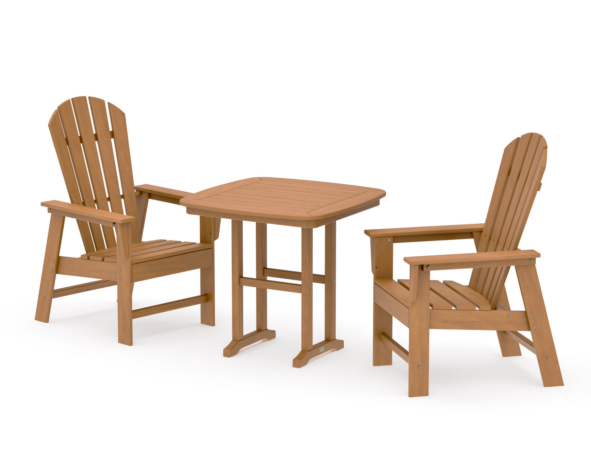 POLYWOOD South Beach 3-Piece Dining Set in Natural