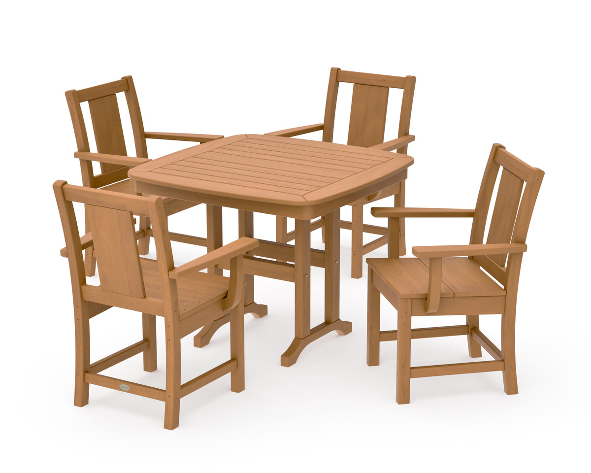 POLYWOOD Prairie 5-Piece Dining Set in Natural