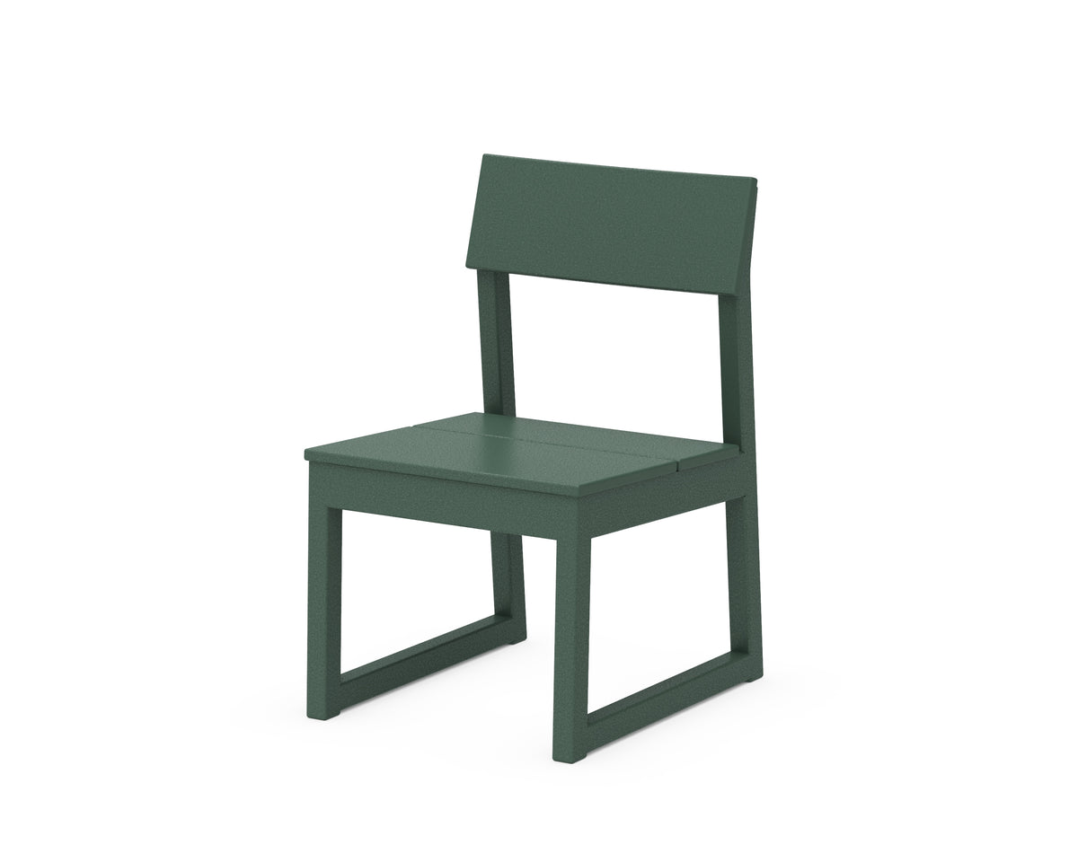 POLYWOOD EDGE Dining Side Chair in Green