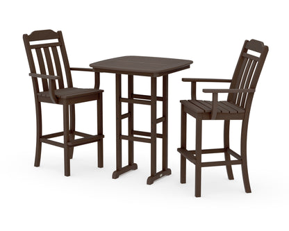 POLYWOOD Cottage 3-Piece Bar Set in Kona