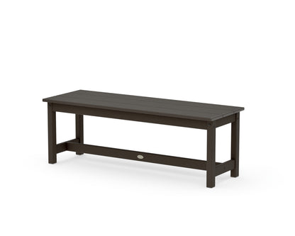 POLYWOOD 48" Planter Bench in Vintage Coffee