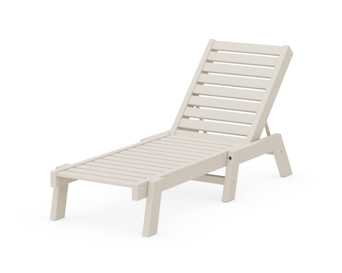 POLYWOOD Captain Chaise in Sand
