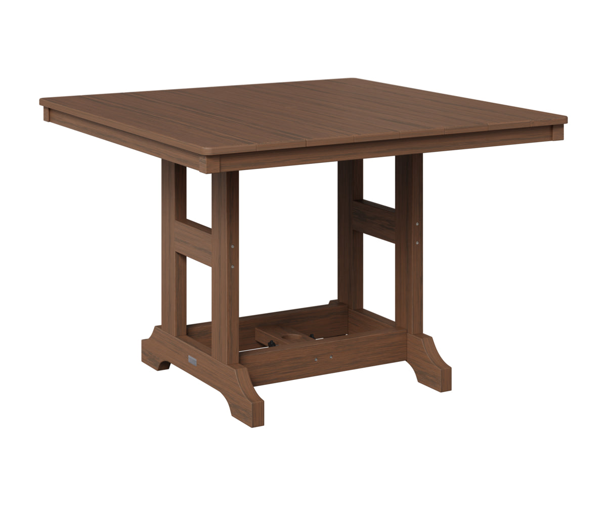 Berlin Gardens Garden Classic 44" Square Table in Brazilian Walnut