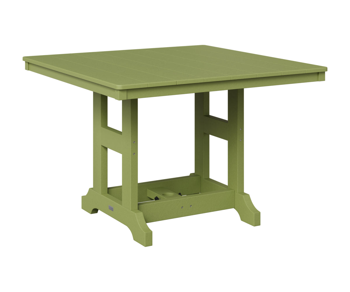 Berlin Gardens Garden Classic 44" Square Table in Kiwi Green