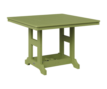 Berlin Gardens Garden Classic 44" Square Table in Kiwi Green