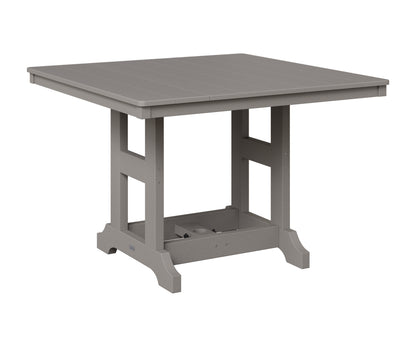 Berlin Gardens Garden Classic 44" Square Table in Light Gray