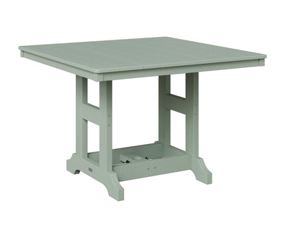 Berlin Gardens Garden Classic 44" Square Table in Sea Foam