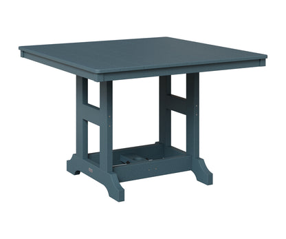 Berlin Gardens Garden Classic 44" Square Table in Slate