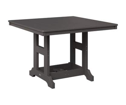 Berlin Gardens Garden Classic 44" Square Table in Smoke Gray