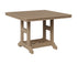 Berlin Gardens Garden Classic 44" Square Table in Weatherwood