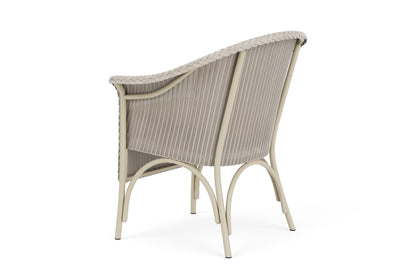 Lloyd Flanders Lloyd Loom Dining Armchair – 2x2 Weave in Linen with Hayden Sand fabric, view 8