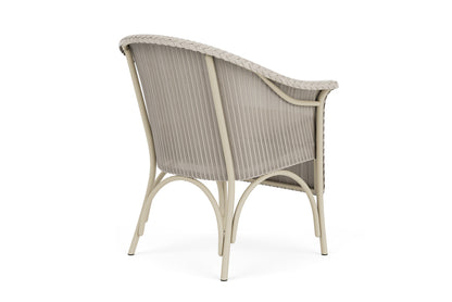 Lloyd Flanders Lloyd Loom Dining Armchair – 2x2 Weave in Linen with Hayden Sand fabric, view 6