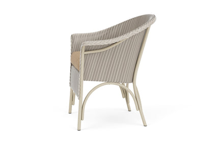 Lloyd Flanders Lloyd Loom Dining Armchair – 2x2 Weave in Linen with Hayden Sand fabric, view 9