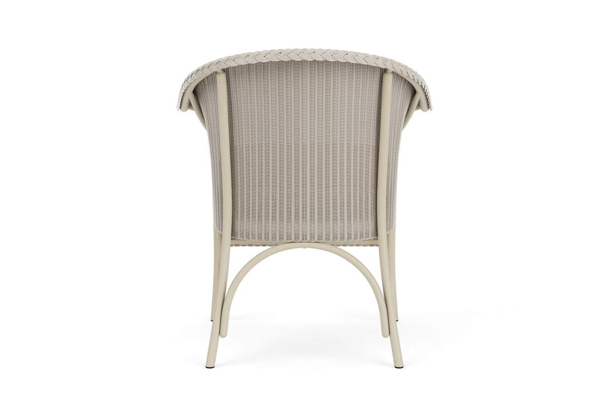 Lloyd Flanders Lloyd Loom Dining Armchair – 2x2 Weave in Linen with Hayden Sand fabric, view 7