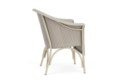 Lloyd Flanders Lloyd Loom Dining Armchair – 2x2 Weave in Linen with Hayden Sand fabric, view 5