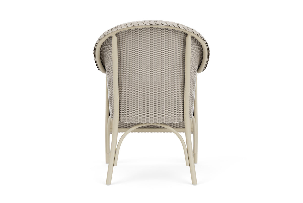 Lloyd Flanders Lloyd Loom Dining Armchair – 1x1 Weave in Linen with Hayden Sand fabric, view 7