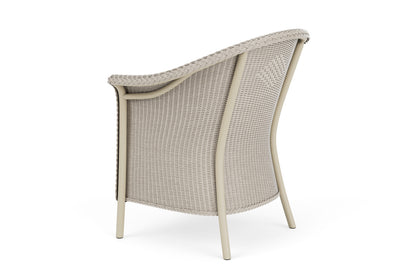 Lloyd Flanders Lloyd Loom Dining Armchair – 1x1 Weave in Linen with Hayden Sand fabric, view 8