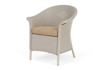 Lloyd Flanders Lloyd Loom Dining Armchair – 1x1 Weave in Linen with Hayden Sand fabric, view 10
