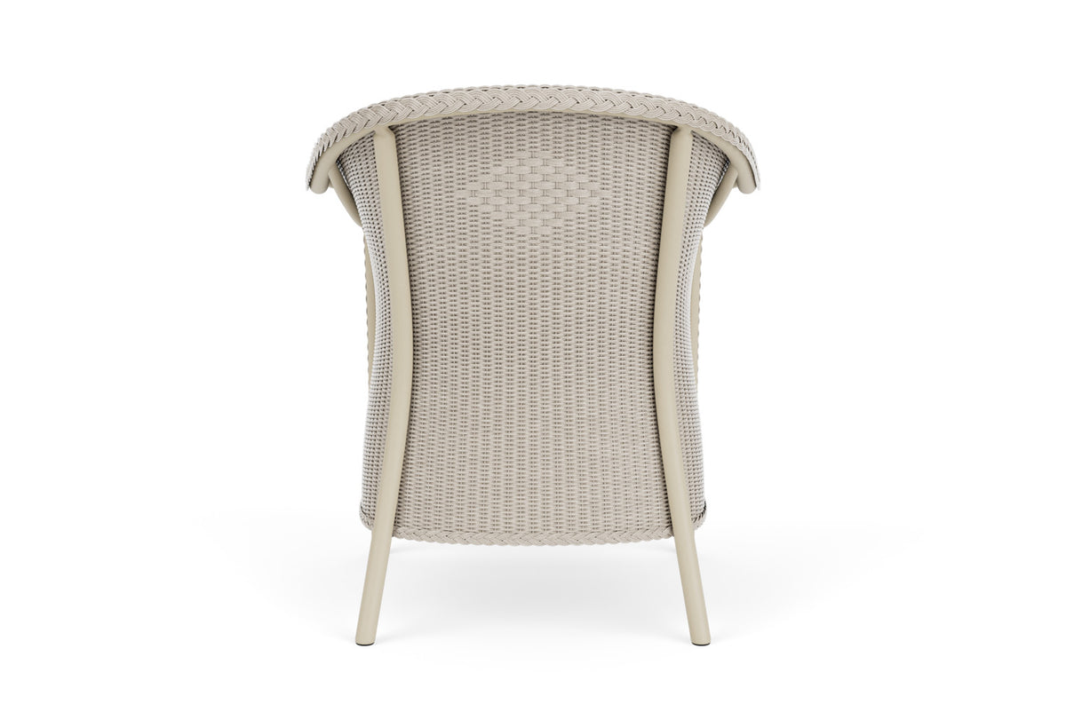 Lloyd Flanders Lloyd Loom Dining Armchair – 1x1 Weave in Linen with Hayden Sand fabric, view 7