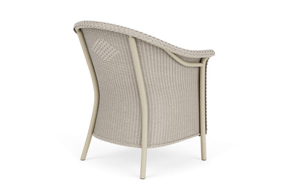 Lloyd Flanders Lloyd Loom Dining Armchair – 1x1 Weave in Linen with Hayden Sand fabric, view 6