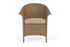 Lloyd Flanders Lloyd Loom Dining Armchair – 1x1 Weave in Fawn with Hayden Sand fabric