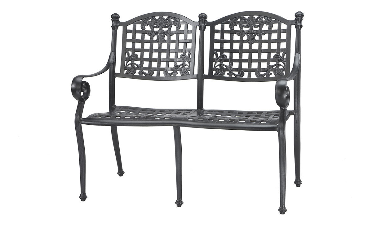 Gensun Verona Bench in Carbon