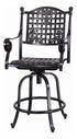 Gensun Verona Swivel Balcony Stool in Carbon
